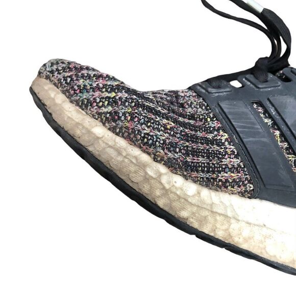 RARE 2018 Adidas Ultra Boost 3.0 Black Carbon Ash Silver Size 8 - Picture 15 of 16